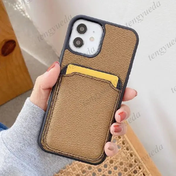 Designer Phone Cases For iphone 15 15pro 14 14pro 14max 13 12 11 pro max XS XR Deluxe Fashion Leather Card Holder Designer Cover with Samsung S21 S22 ultra Note20 plus Great Shopping 4You
