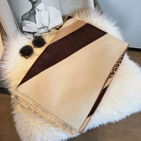 Echarpe hijab Cashmere Scarves Scarf for Women Pashmina Shawls Wraps Thick Warm Hijab Design W Great Shopping 4You