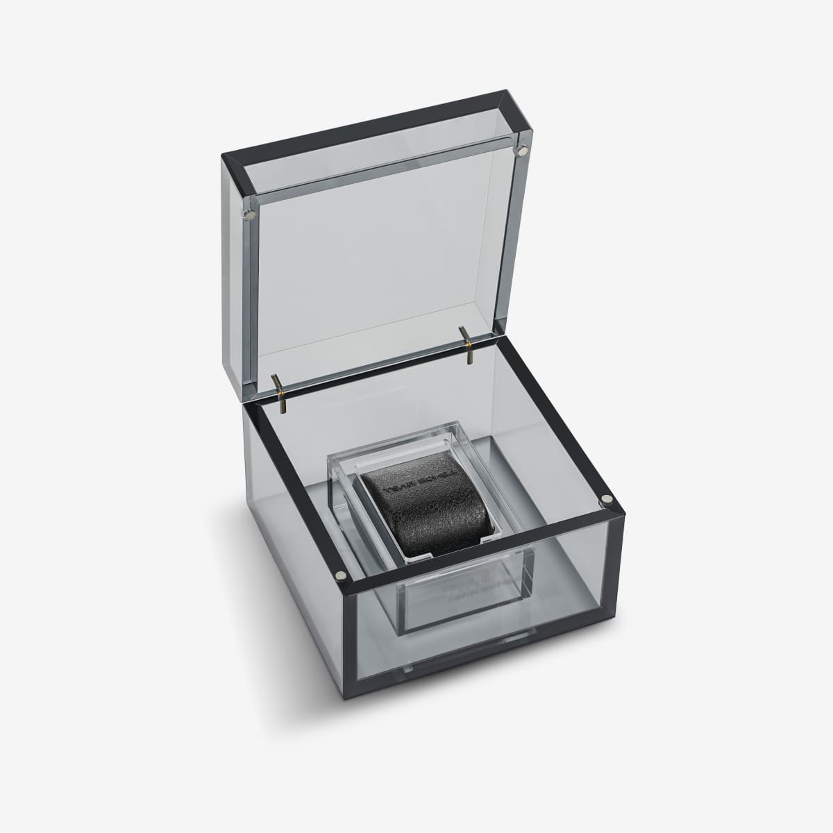 Luxury Watch Gift Box - Black Transparent Box